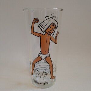 VINTAGE 1966 Jungle Book Glass Mowgli Walt Disney Productions Rudyard Kipling